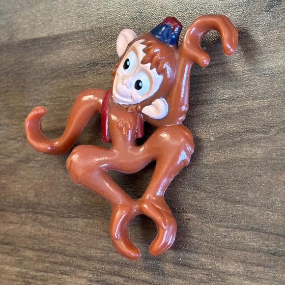 VINTAGE Mattel Disney ABU MONKEY Aladdin Toy Figure PVC Cake Topper Barbie 1992 - Picture 4 of 7